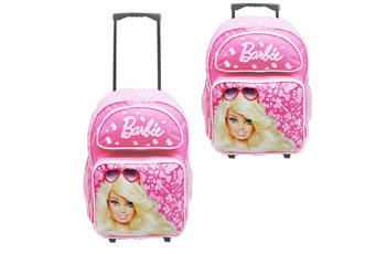 バービー　キャリーバッグ　Lサイズ　リュックサック/子供用旅行かばん　Barbie